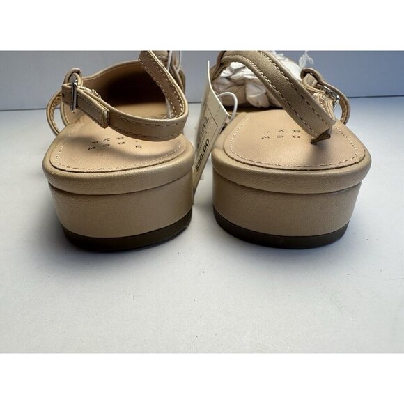 Women's Maxine Slingback Ballet Flats - A New Day Tan Cap Toe Size 8.5 NWT - Picture 7 of 10